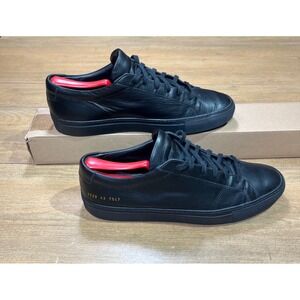 Common Projects Original Achilles Low Black Leather Sneakers 1528 43 7547 Mens